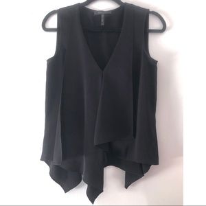 BCBG Maxazria Black Dressy Top
